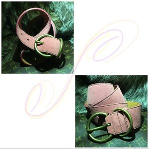 MIU MIU ITALIAN SUEDE BELT